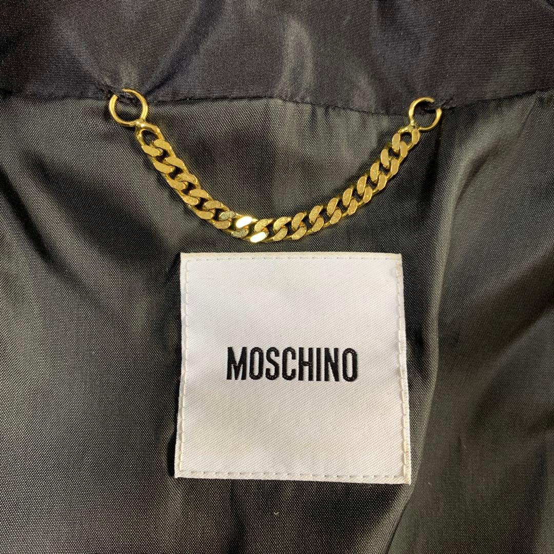 【MOSCHINO】モスキーノ　イタリア製　ブラック　ツイードジャケット