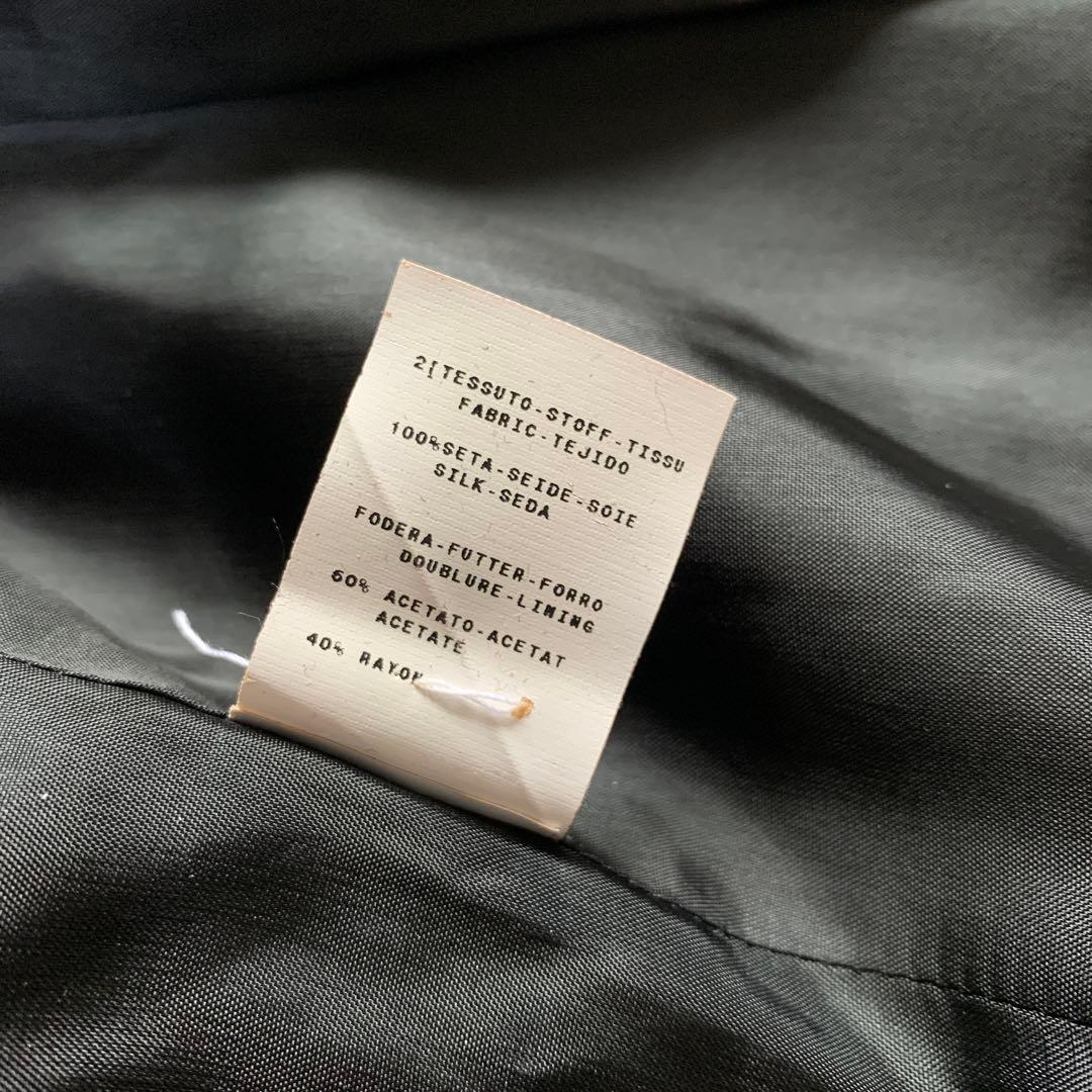 【MOSCHINO】モスキーノ　イタリア製　ブラック　ツイードジャケット