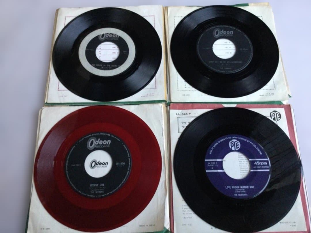 1960年代ブリティッシュ・ロック 初回シングル12枚　赤盤