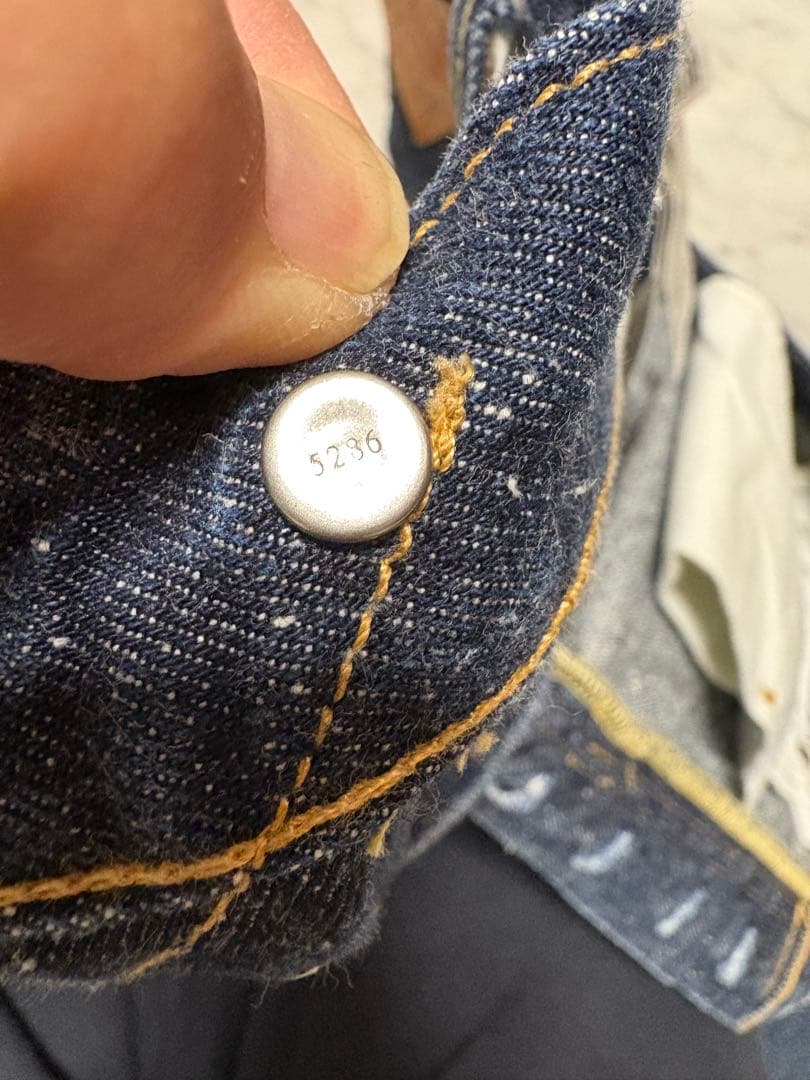 【美品】LEVI'S リーバイス 501 BIGE 赤耳 W34 ヘンプ