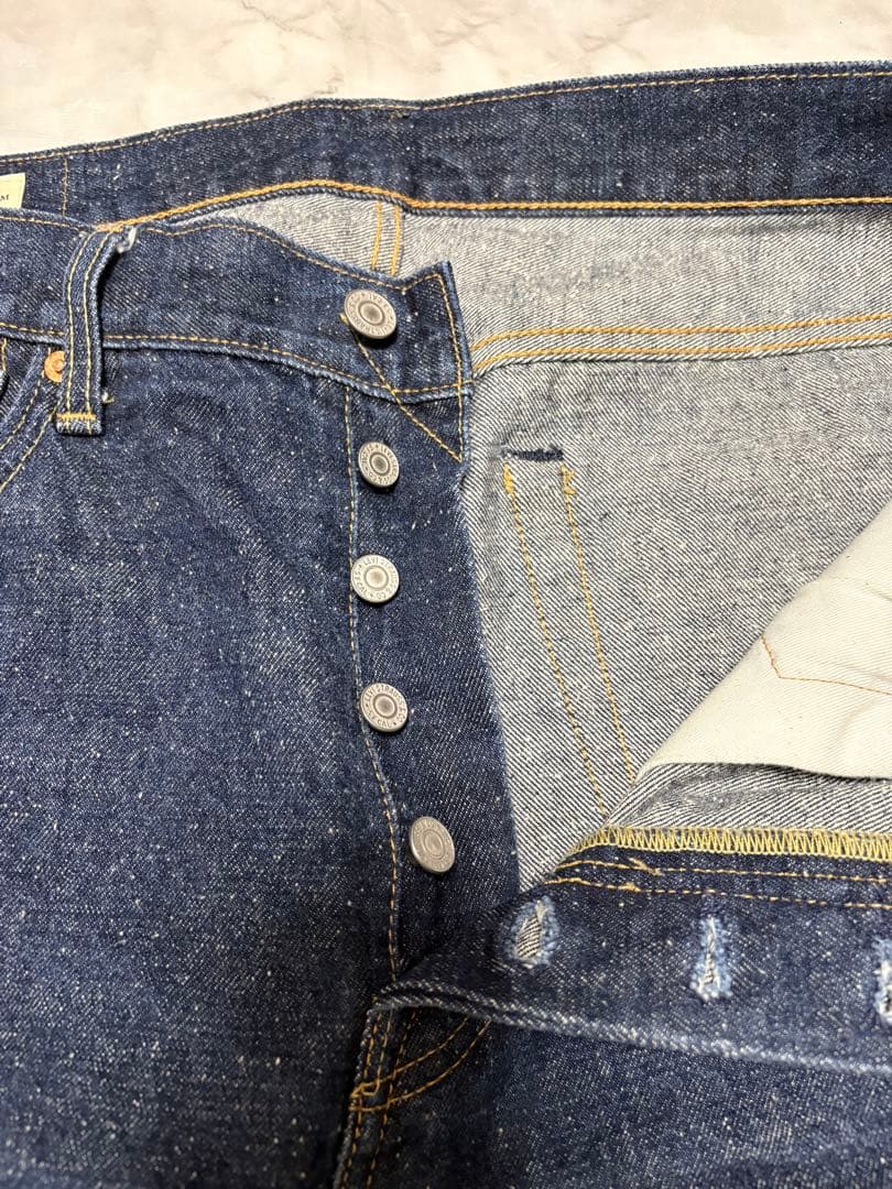 【美品】LEVI'S リーバイス 501 BIGE 赤耳 W34 ヘンプ
