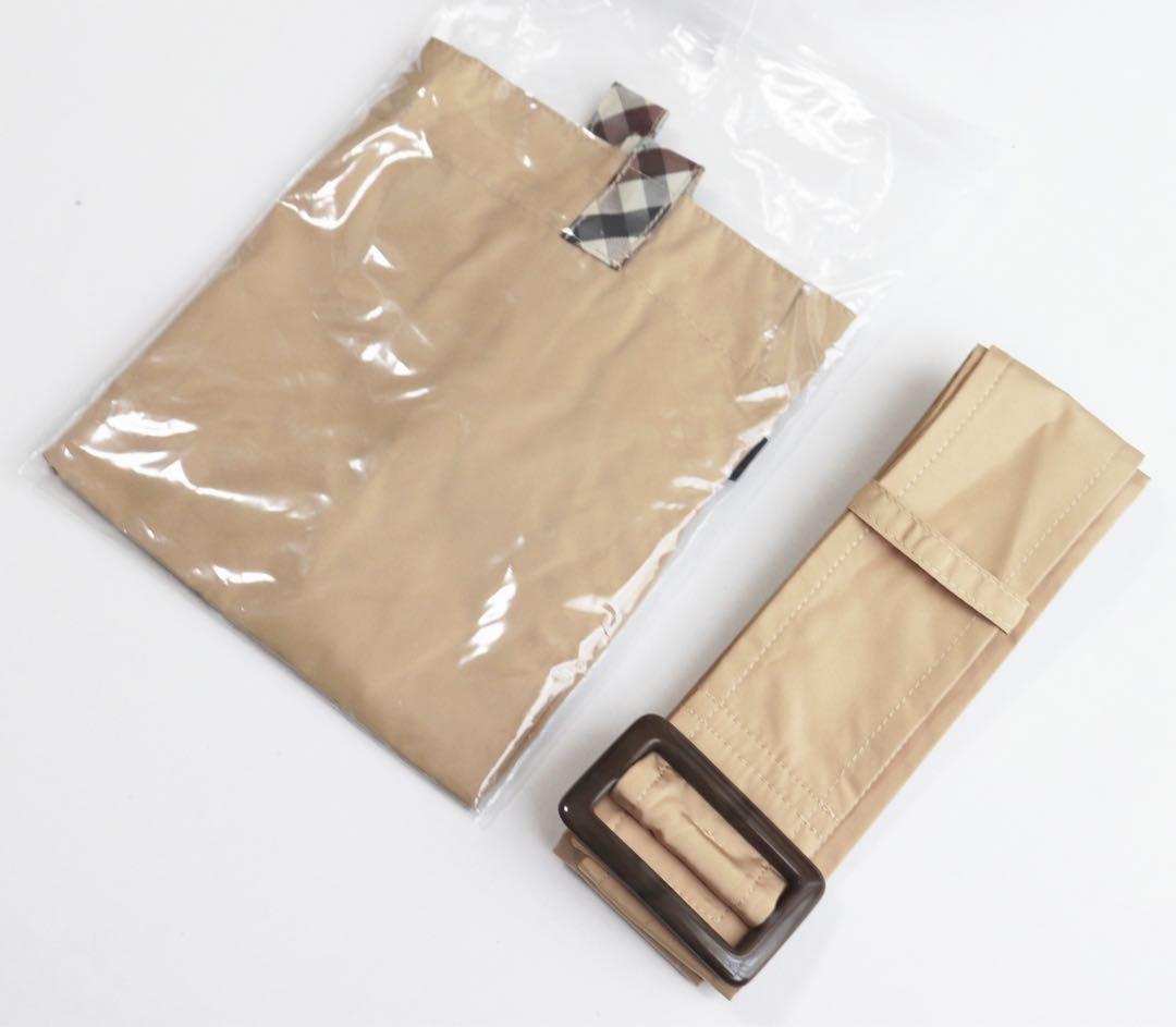 《アクアスキュータム》新品 オンライン完売品 トレンチデザイン レインコート L