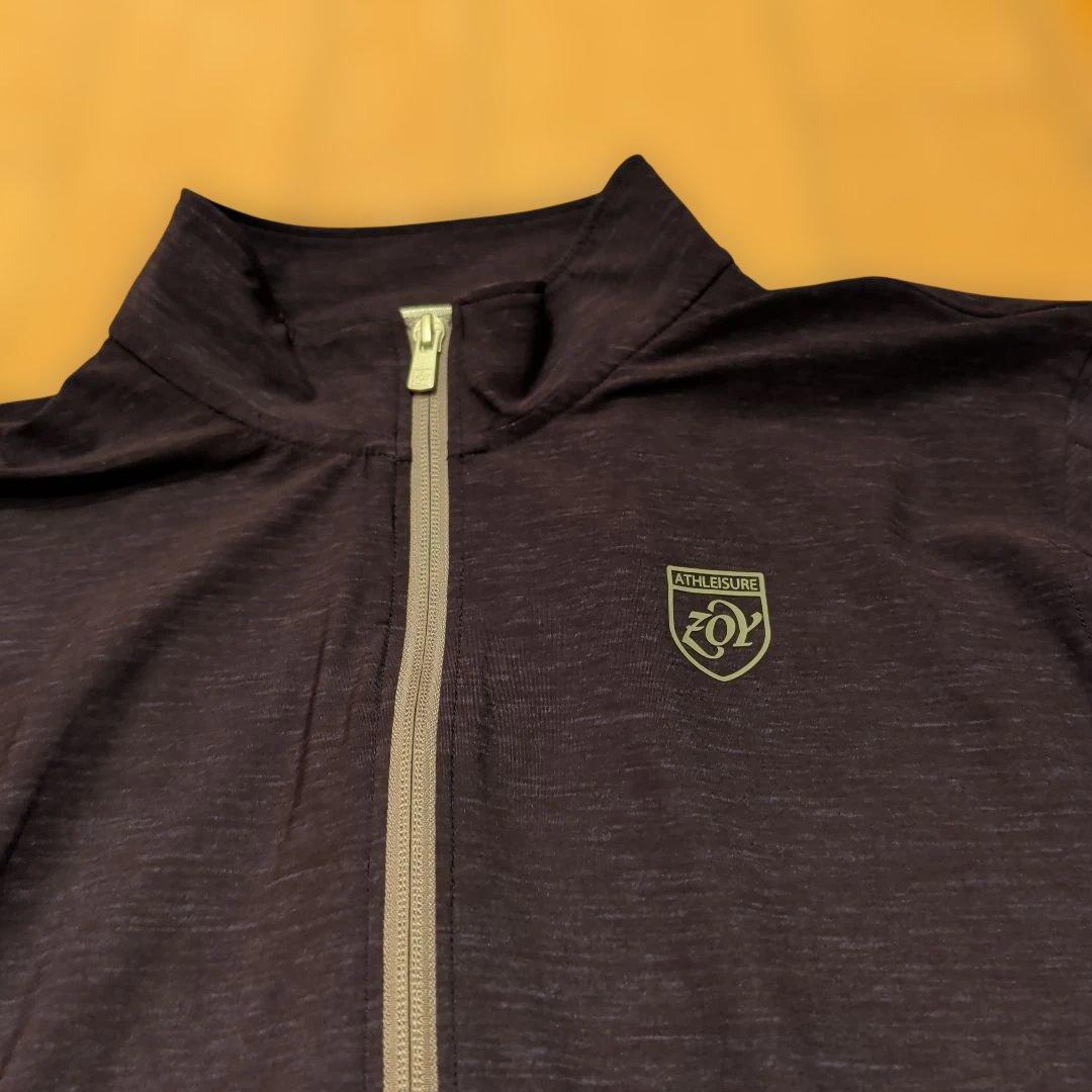 ZOY ジャケット　プルオーバー 　ネイビー柄入り　ゴルフ