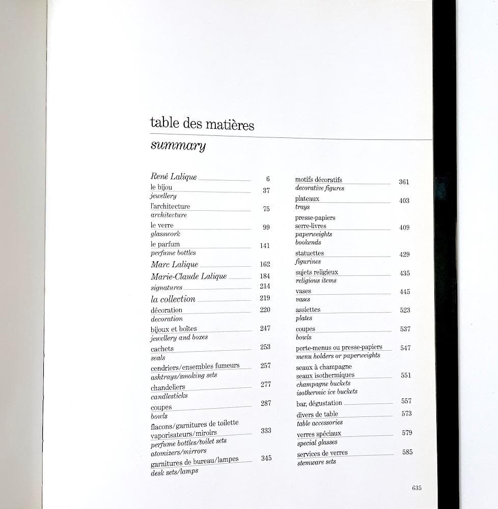 絶版本 LALIQUE ルネ・ラリック ガラス工芸作品集 写真集