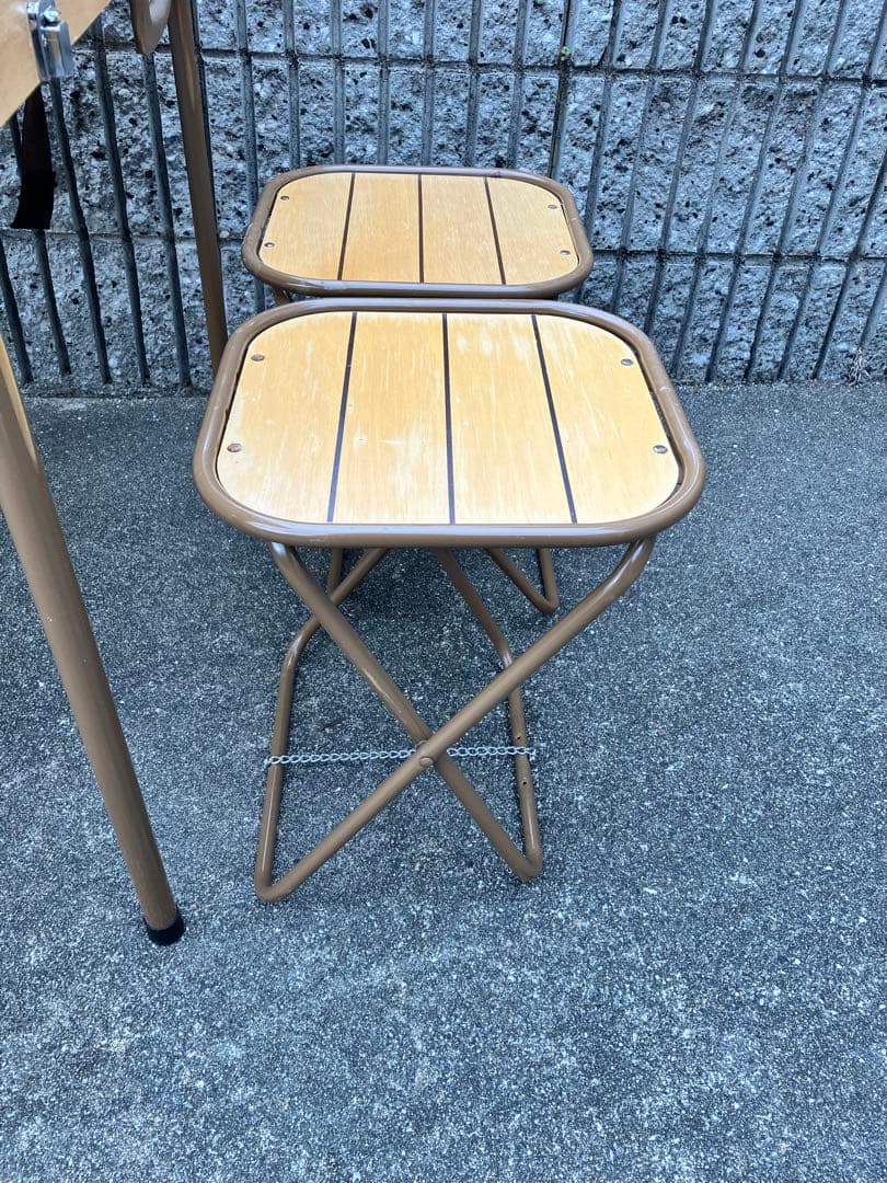 ヴィンテージ　キャンプテーブルセット　camp