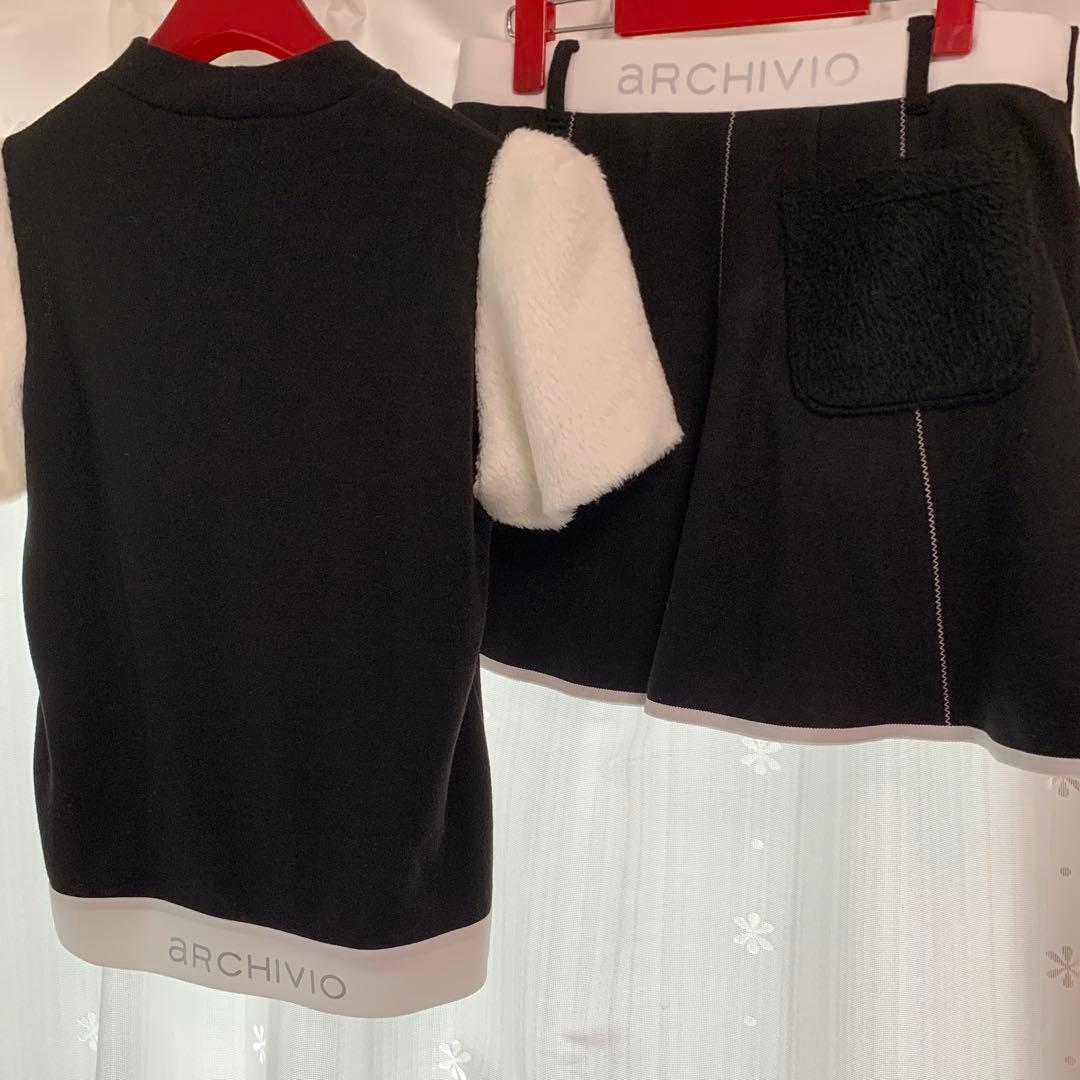 アルチビオarchivio 半袖トップスとスカートセット 38