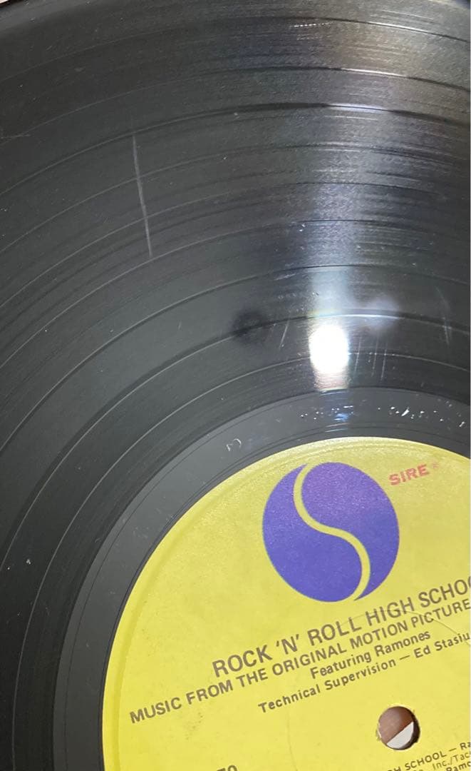 洋楽 RAMONES + ROCK ' N ' ROLL HIGH SCHOOL LP