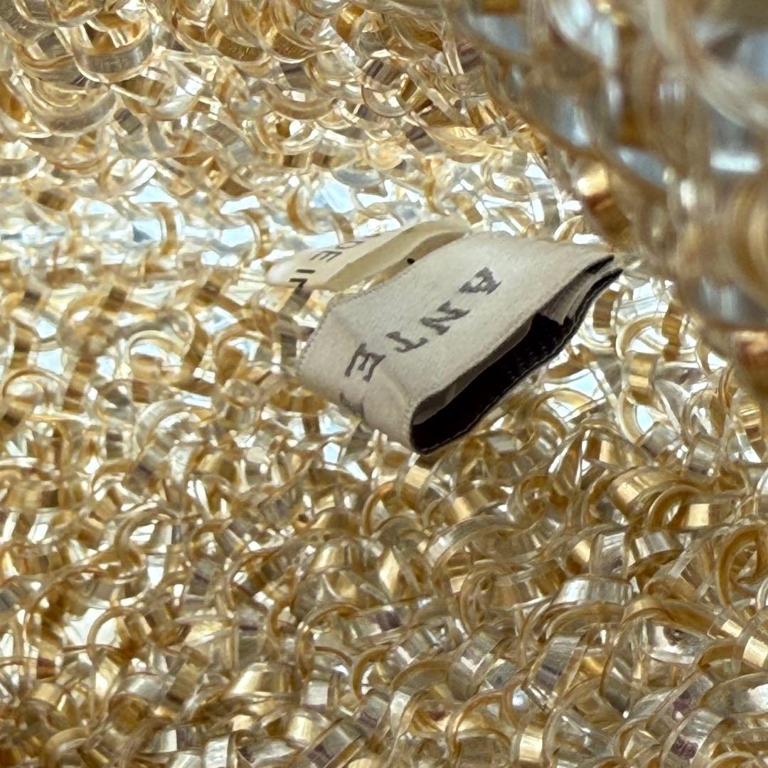 【お値下げ】極美品✨アンテプリマ ワイヤーバッグ ゴールド チャーム•ミニポーチ