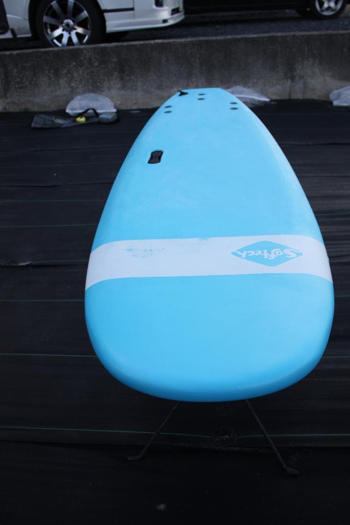 Softech スポンジボード 6’6 ｘ21 ｘ3＋中古リーシュ＋FCSキー