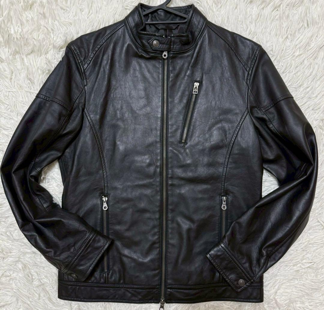 MIND BLOW ラムレザーライダース　ジャケット　Size L