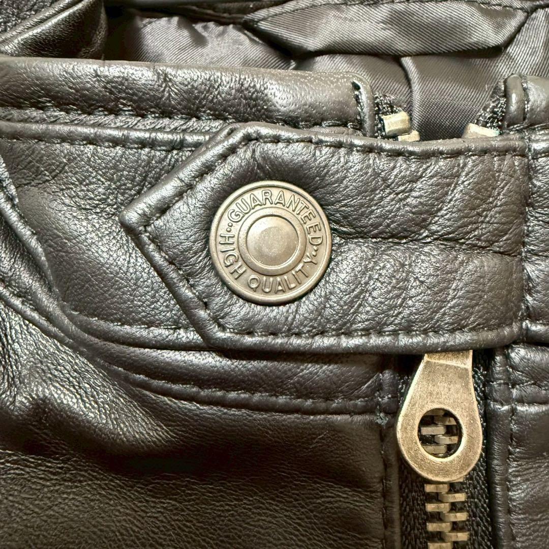 MIND BLOW ラムレザーライダース　ジャケット　Size L