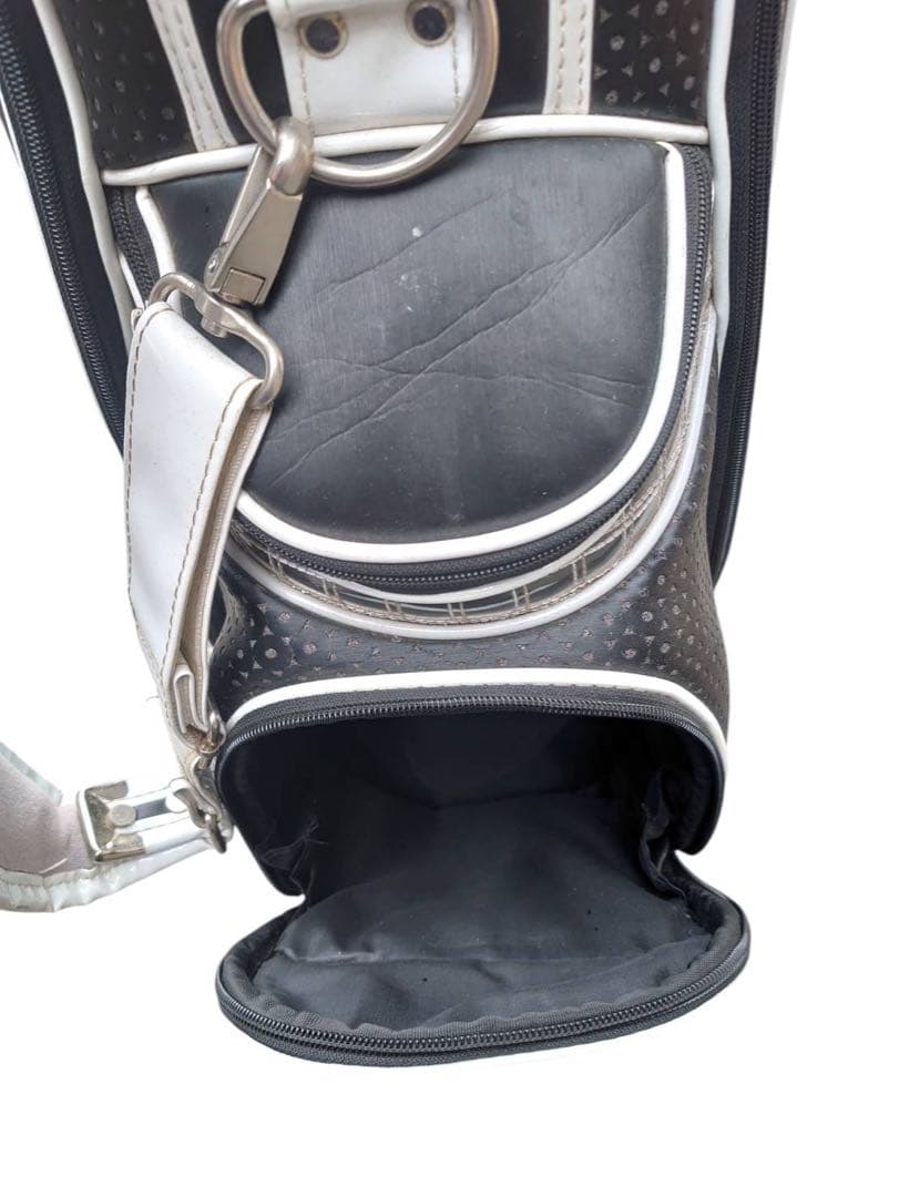 マンシング　Munsingwear　キャディバッグ　ゴルフバッグ　黒