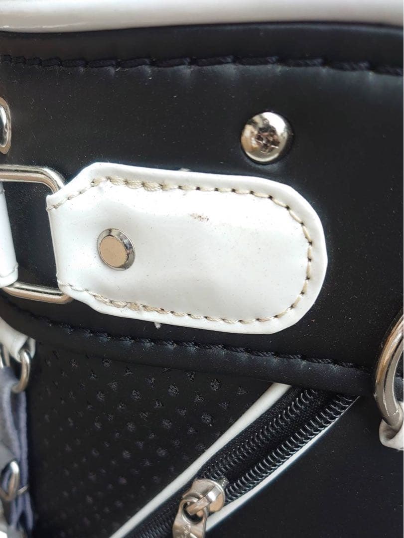 マンシング　Munsingwear　キャディバッグ　ゴルフバッグ　黒