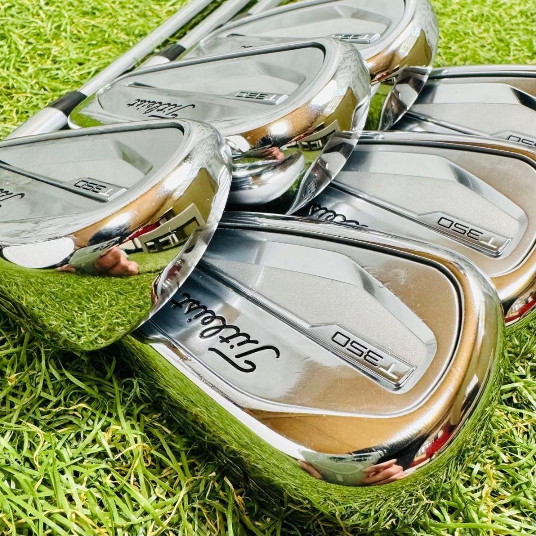 【美品】王道 タイトリスト T350 2023 メンズアイアンセット 6本 S