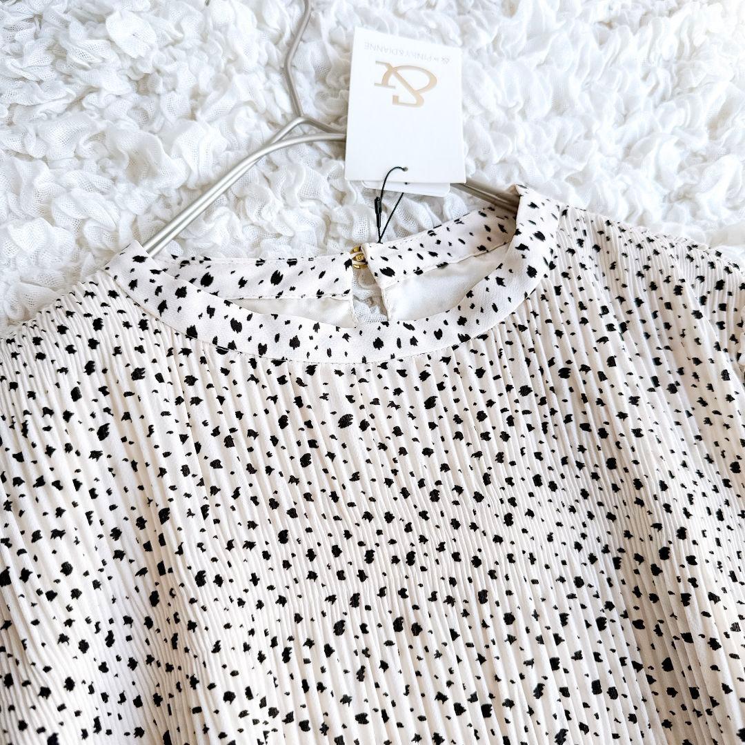 【新品】アンドバイピンキーアンドダイアン♡&by P＆D 総柄ワンピース リボン