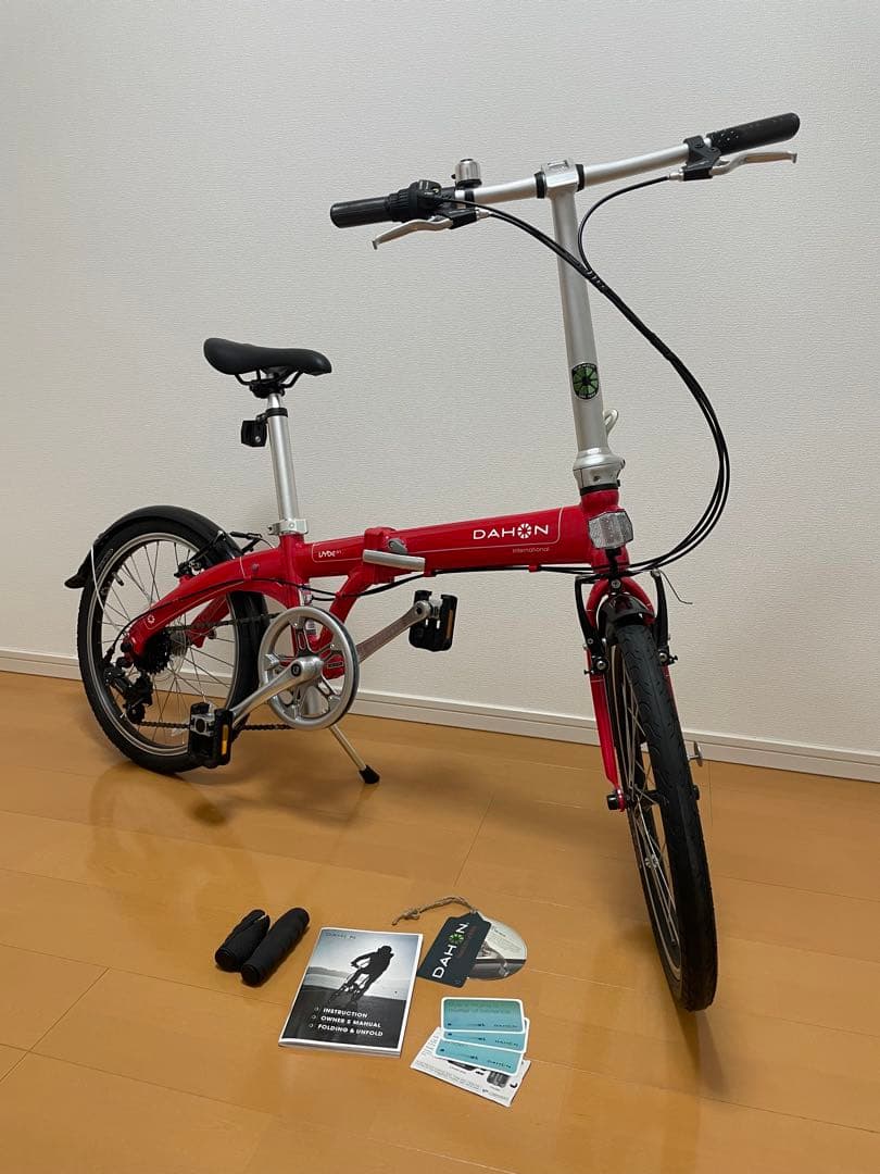 DAHON フォールディングバイク Vybe D7 20インチ　ダホン　軽量　赤