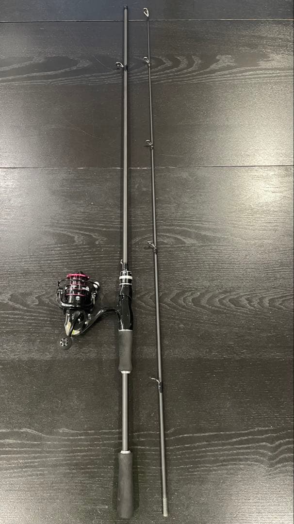 釣りセット2ピーススピニングロッド&リール★サビキ仕掛け&PEライン４点オマケ付