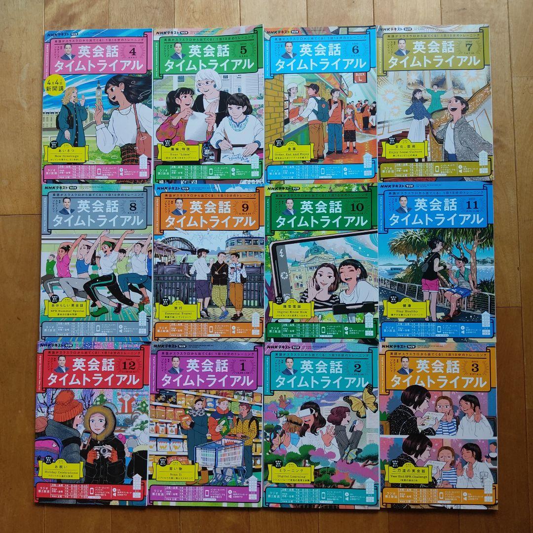 英会話タイムトライアル2022年度（22.4〜23.3）CDとテキスト