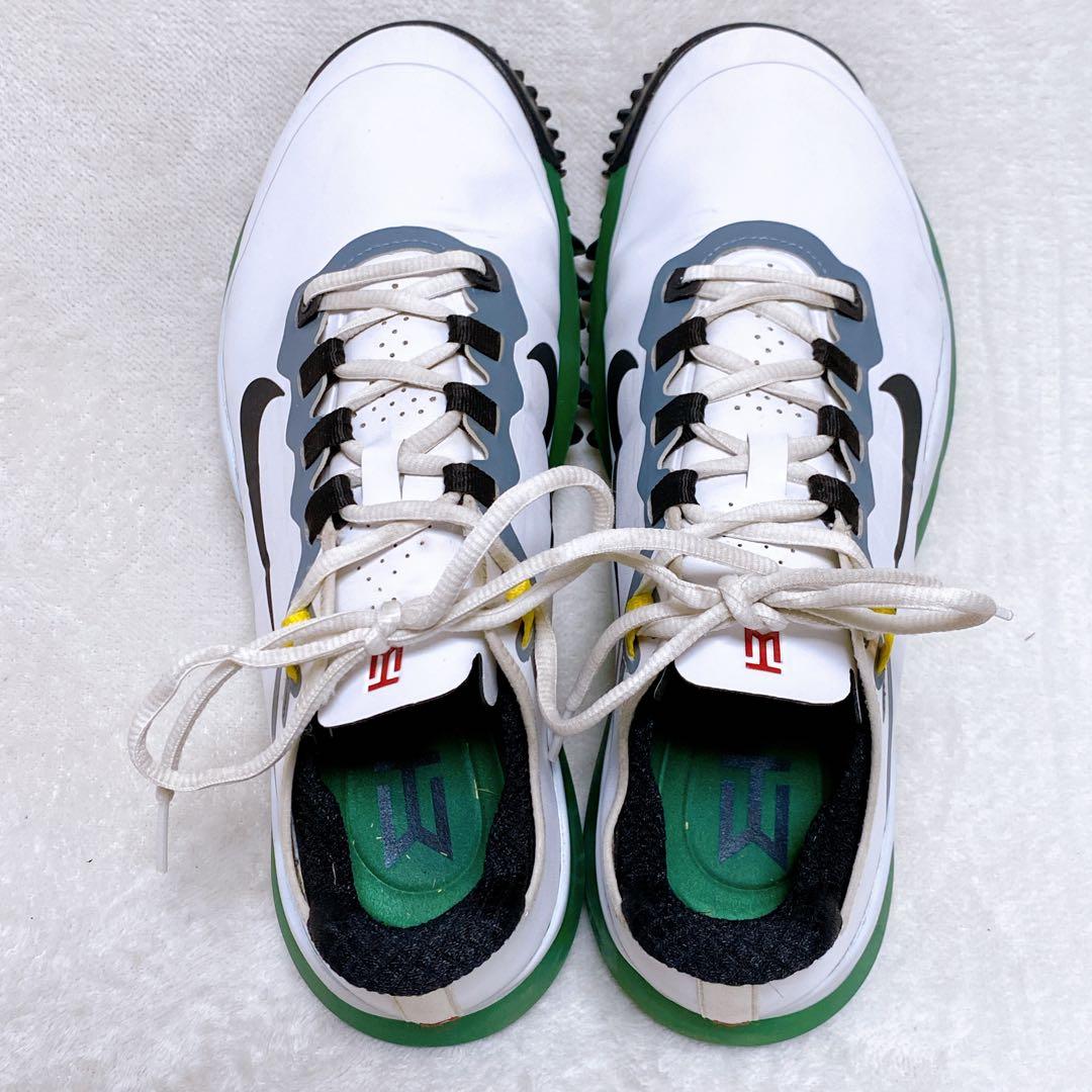 限定品 希少　NIKE　タイガーウッズ'13　ゴルフシューズ　27.5㎝　白／緑