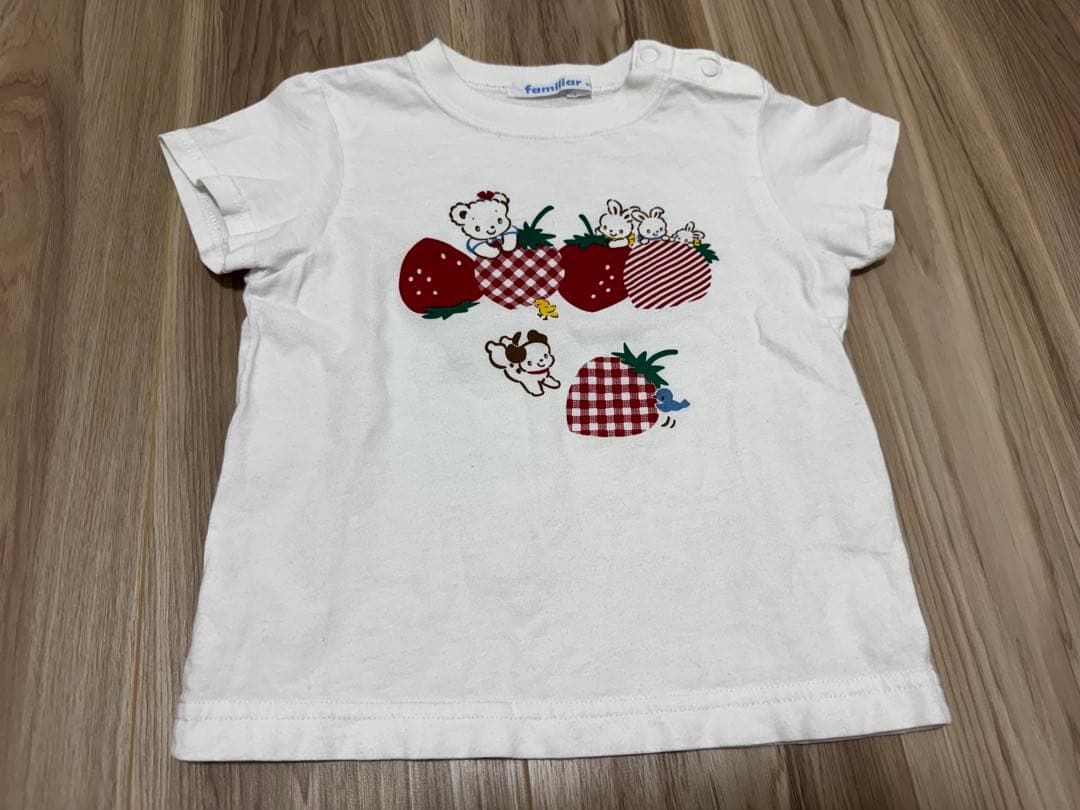 familiar ワンピース/Tシャツ2点/スカート　4点まとめセット 90