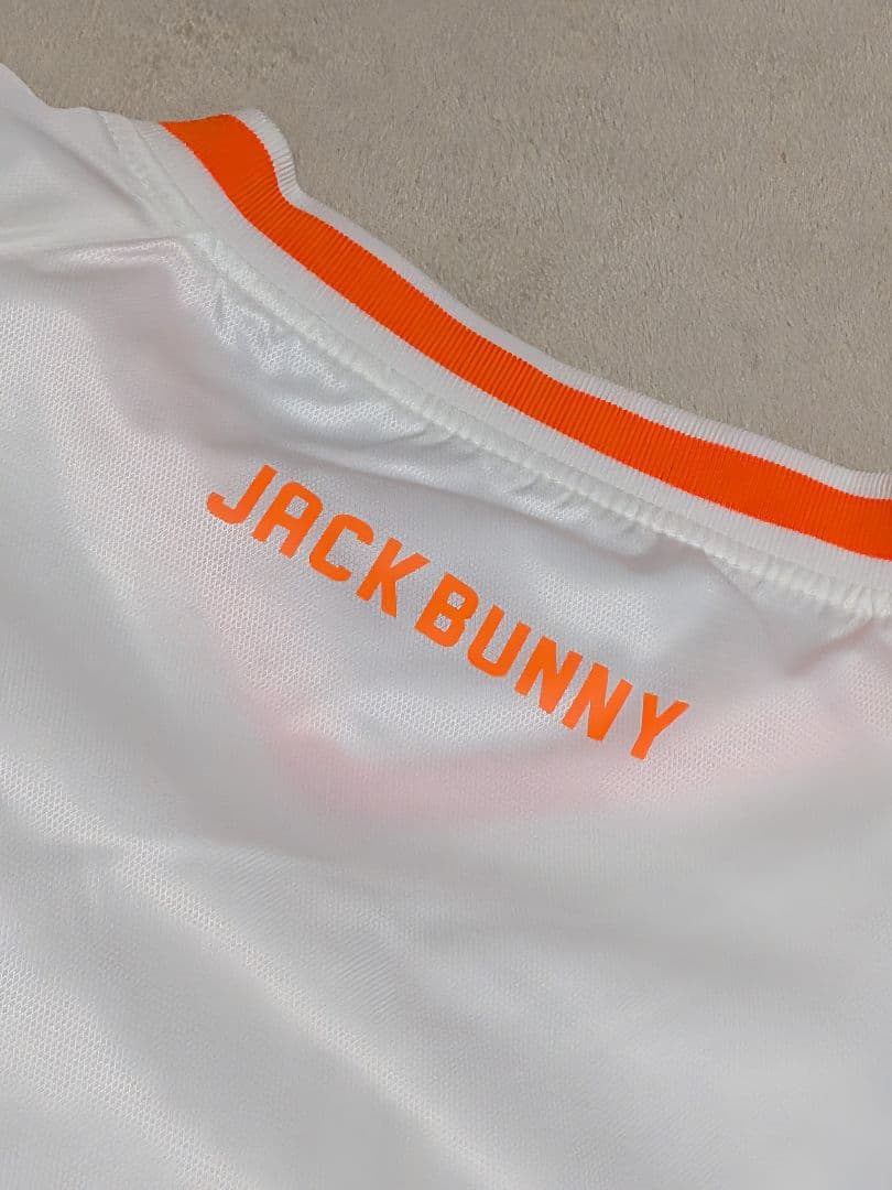 ジャックバニー　メンズ　プルオーバー　ジャケット　ホワイト　オレンジ