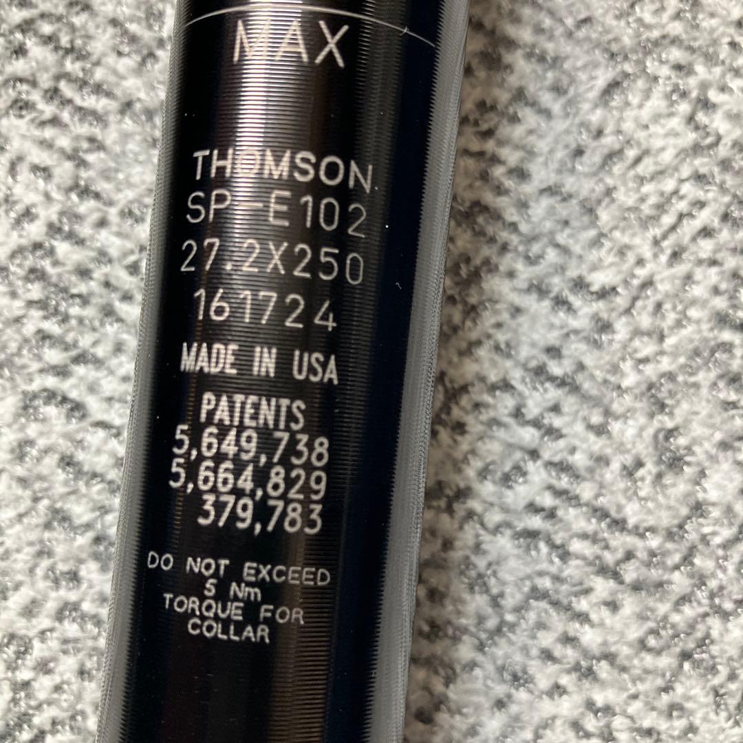 THOMSON elite seatpost 27.2 トムソン ブラック