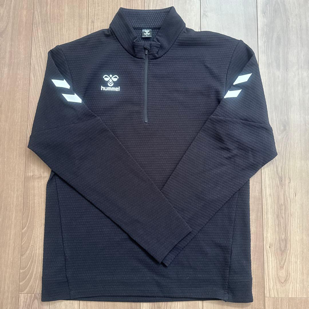 【hummel】WARM トレーニングハーフジップトップ＆ロングパンツ サッカー