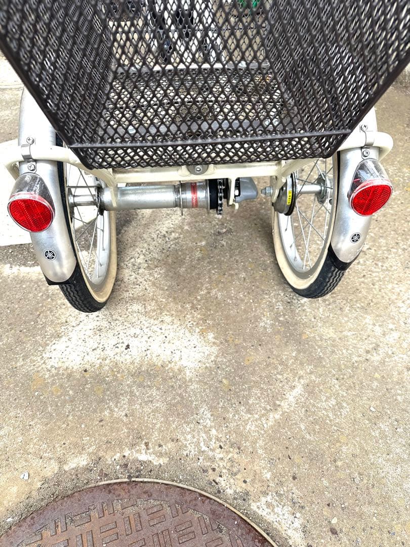 専用　YAMAHA 電動アシスト三輪車 前カゴ付き