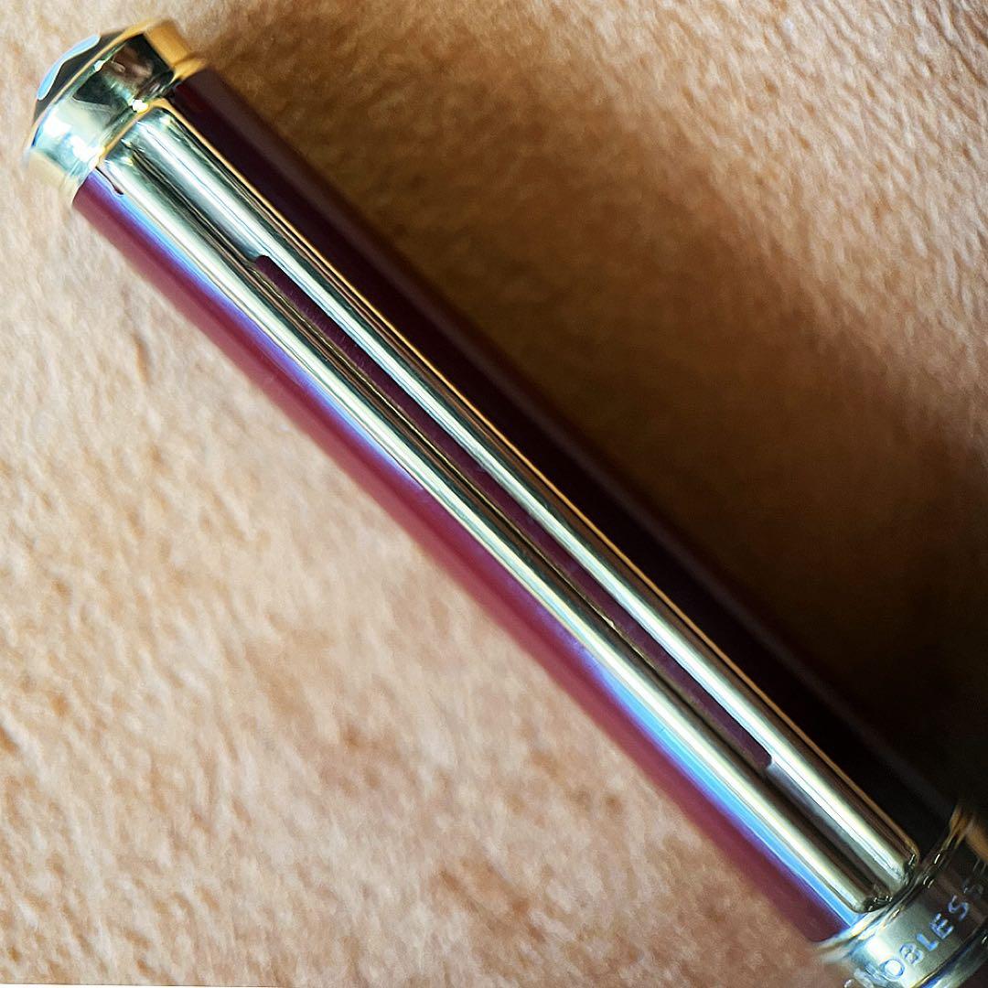 廃番レア モンブラン ノブレス オブリージュ ボールペン レッドブラウン