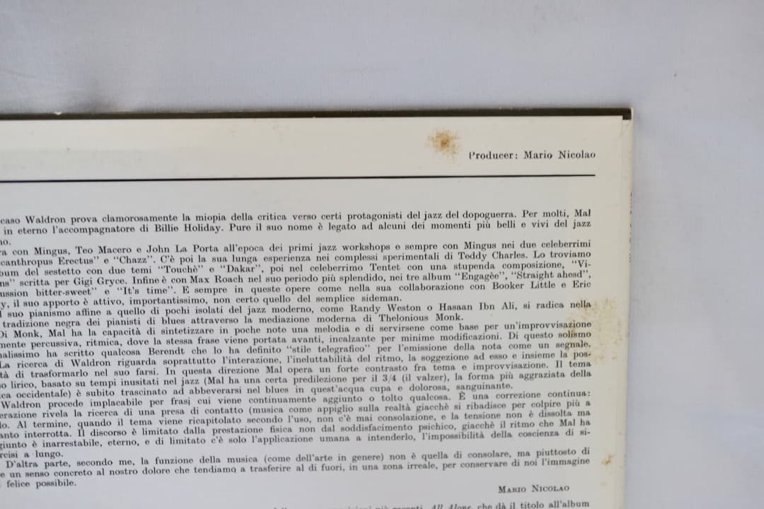 【LP レコード】 MAL WALDRON マル・ウォルドロン ジャズ