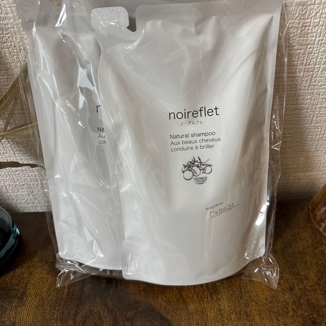 noireflet ナチュラルシャンプーと今治タオルセット