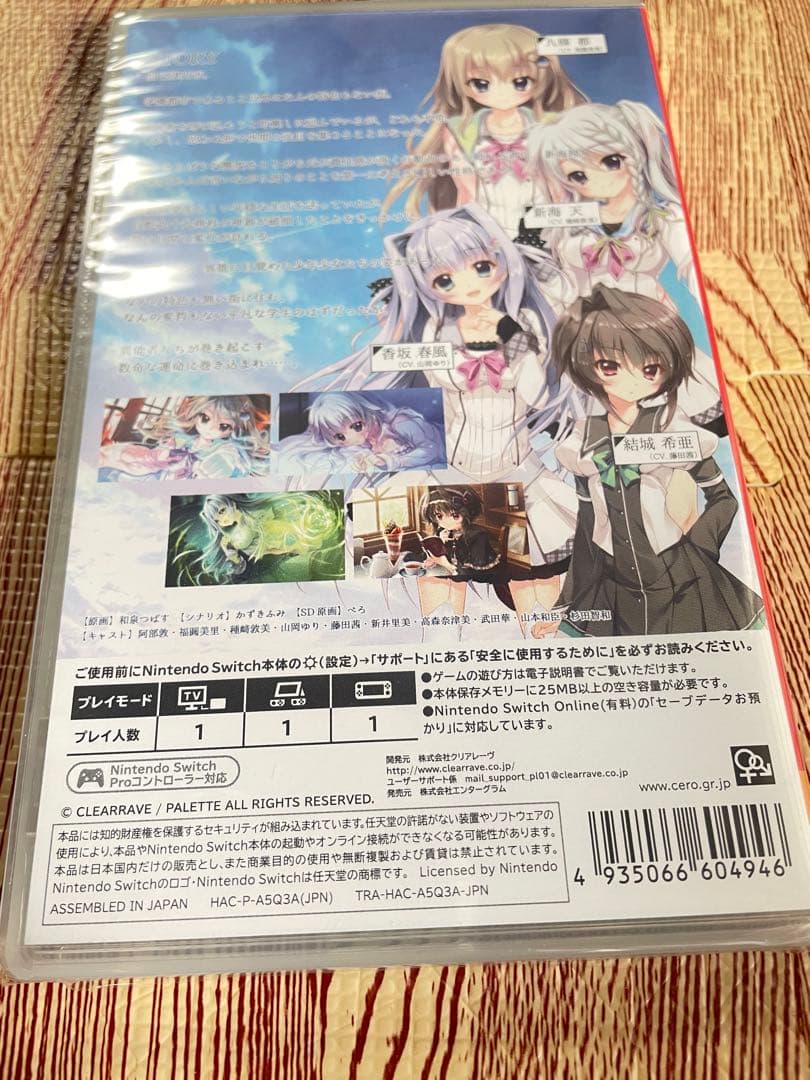 新品未開封　シュリンク付き nine 9 Switch ソフト