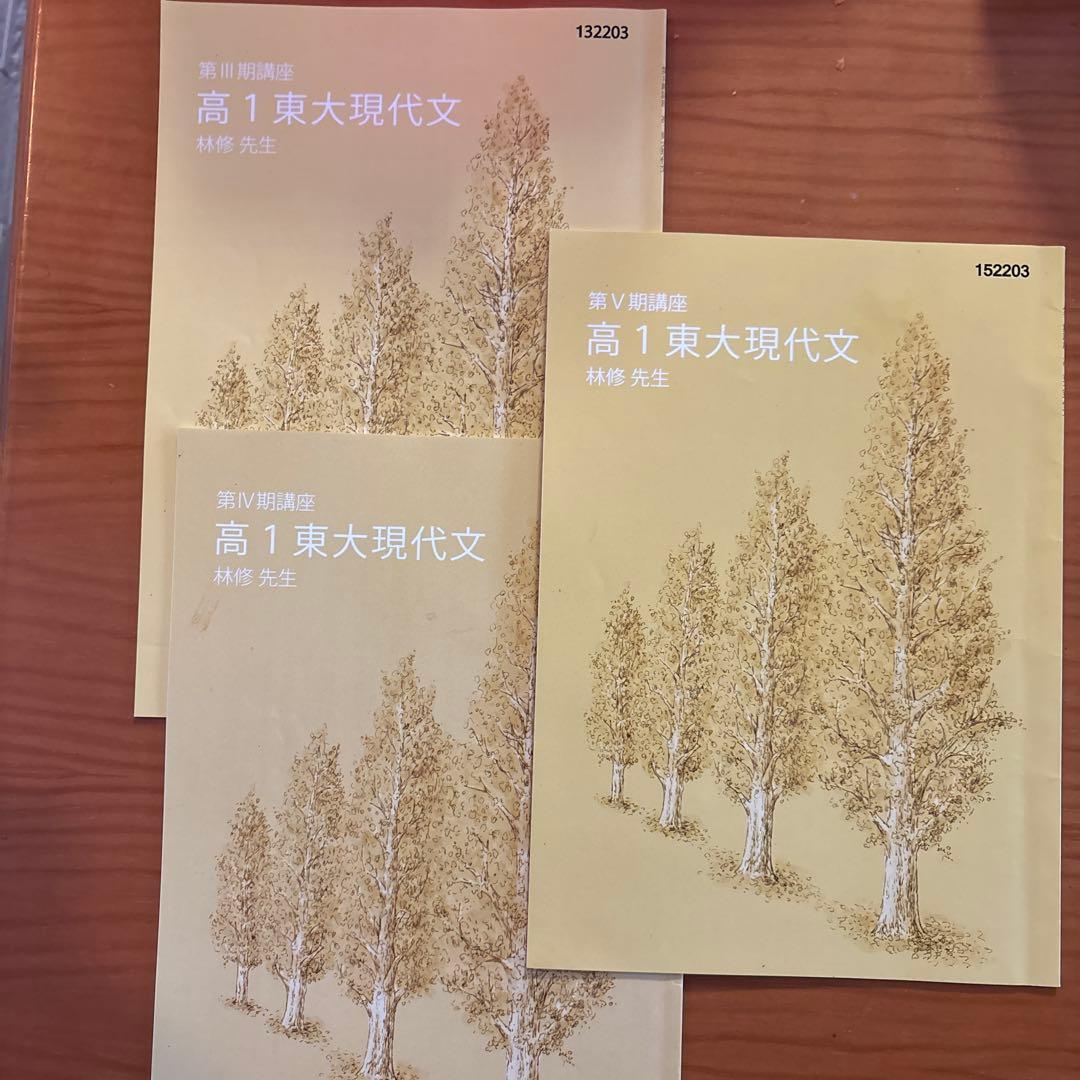 東進特進コース 東大現代文講座　教材　林修先生