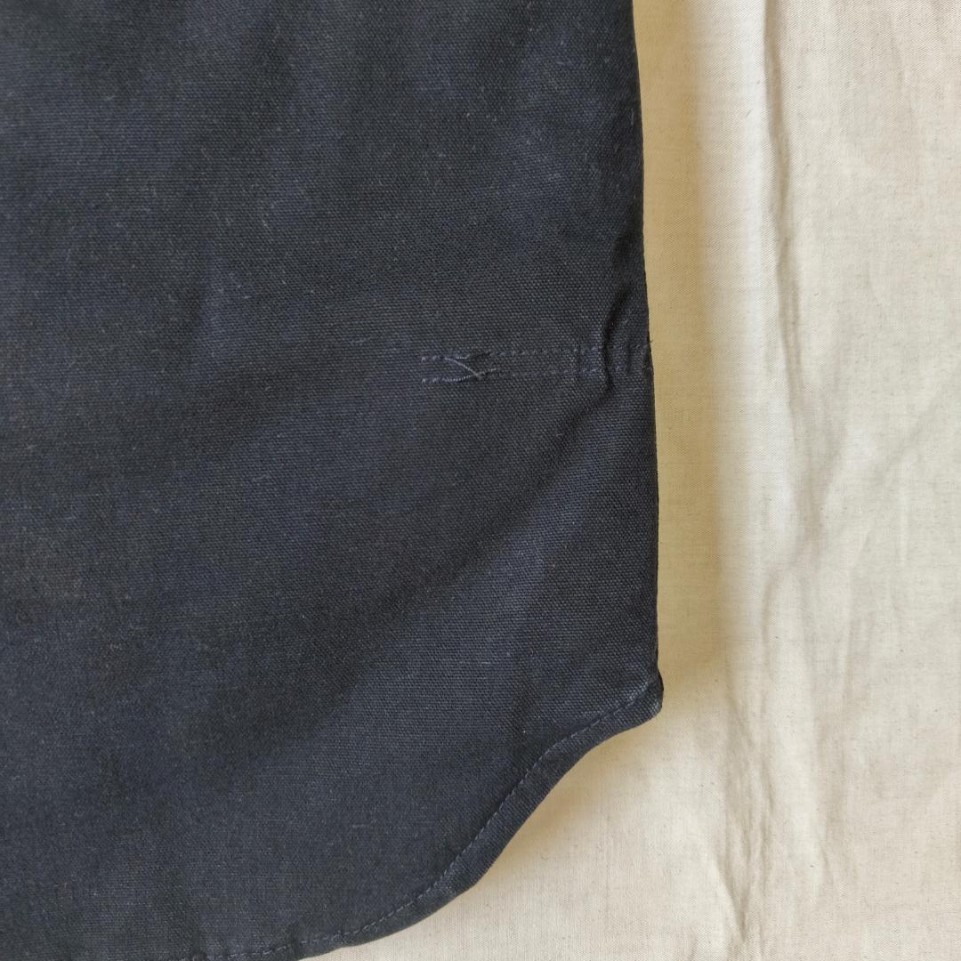 90s USA製 カーハート ダック ベスト 腰ゴム ブラック 黒 S