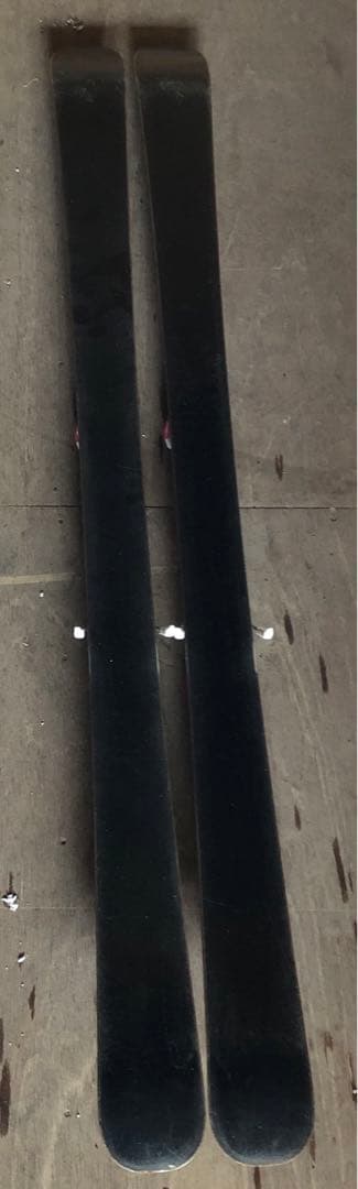 ジュニアスキーセット　ピンクスキー板セット　ビンディング／ストック【138】