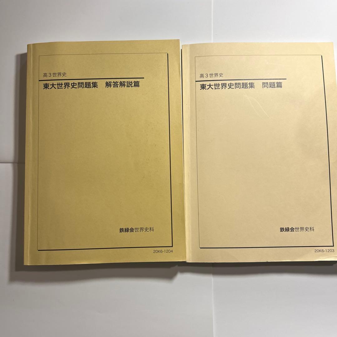鉄緑会　東大世界史問題集