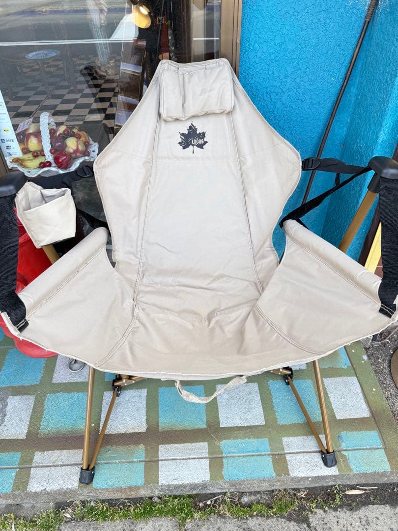 【美品】ハンモックチェア LOGOS アウトドア キャンプチェア　ロゴス