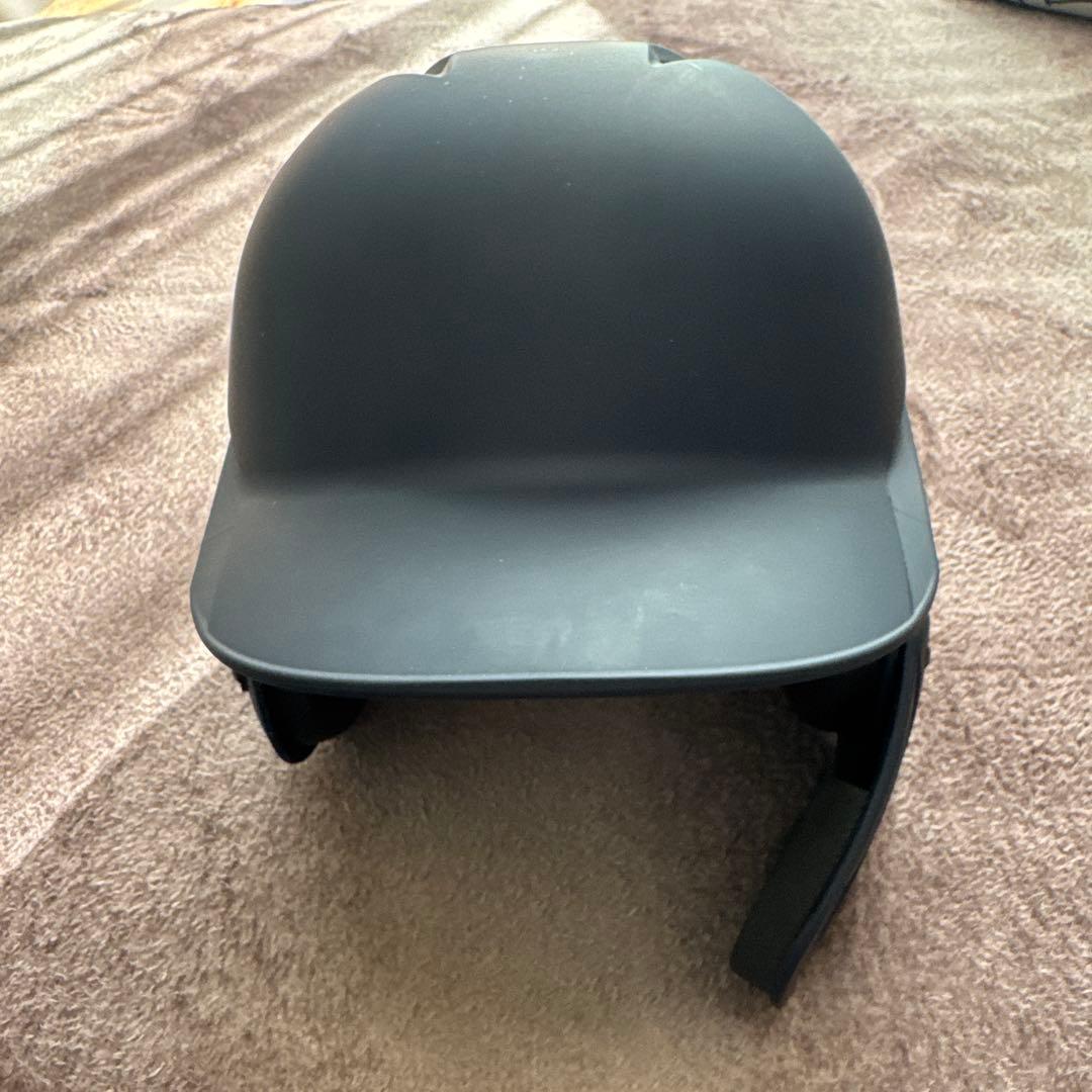 ミズノ 硬式野球 ヘルメット マットネイビー 右打者用