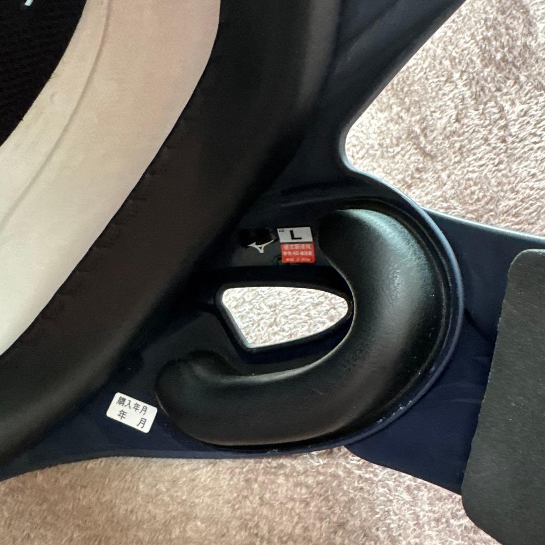 ミズノ 硬式野球 ヘルメット マットネイビー 右打者用