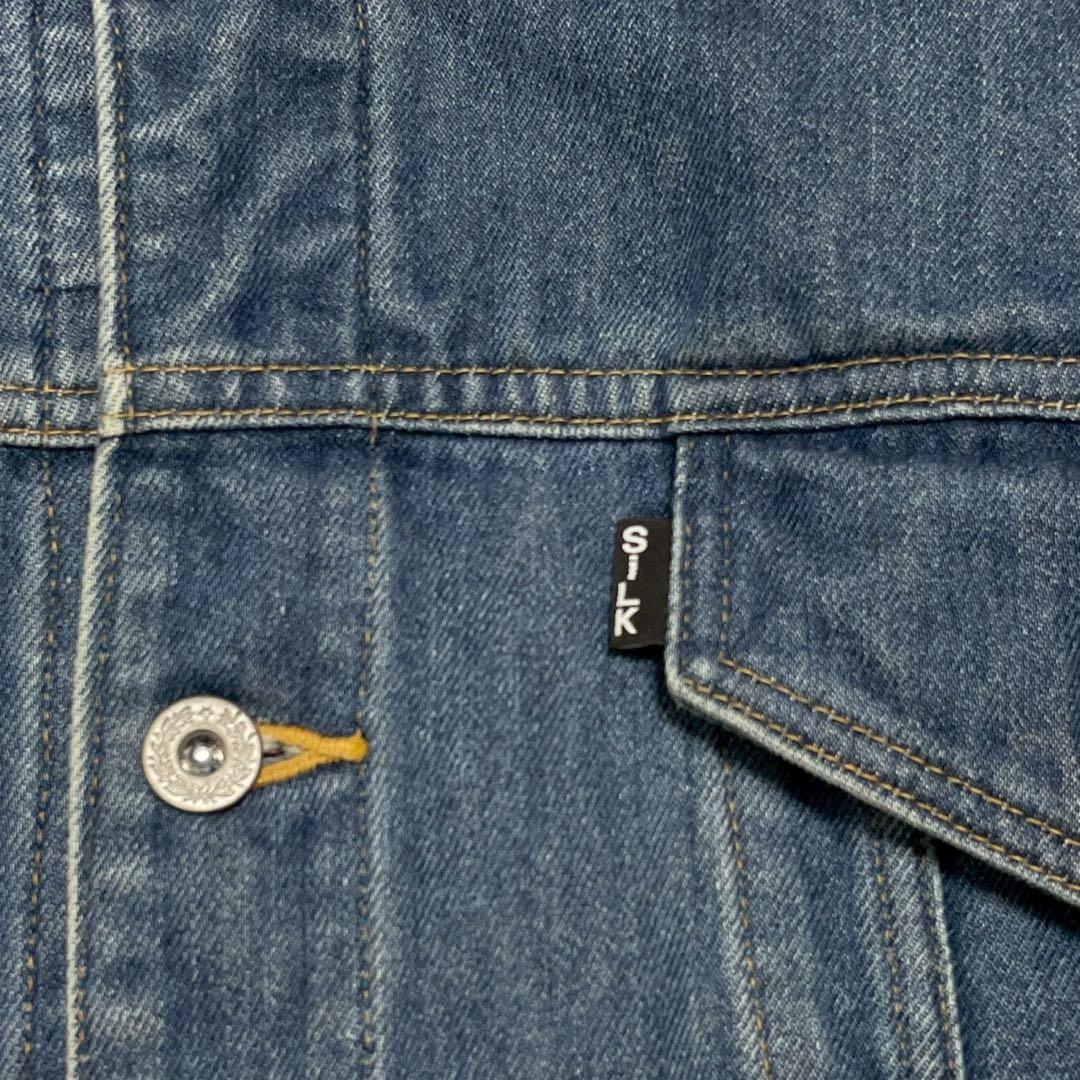 doublet ダブレット SILK シルク デニムジャケット オーバーサイズ