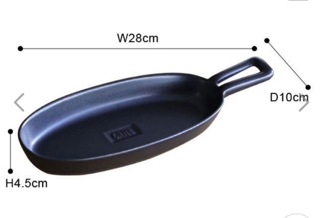 TOOLS グリルプレートハンディ グリルプレート ブラック　4セット