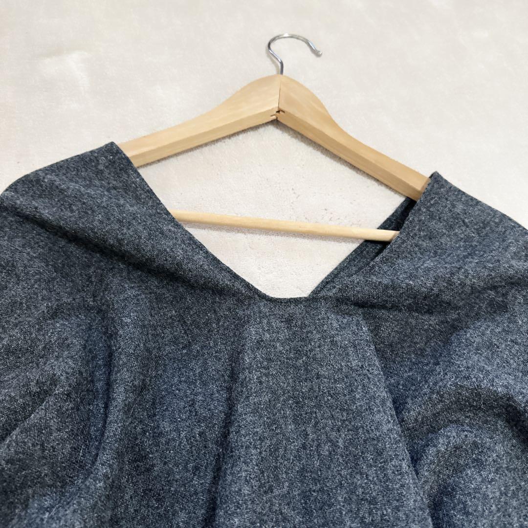 SOU・SOU ソウソウ きさらぎ　羽織 アウター グレー ウール フリーサイズ