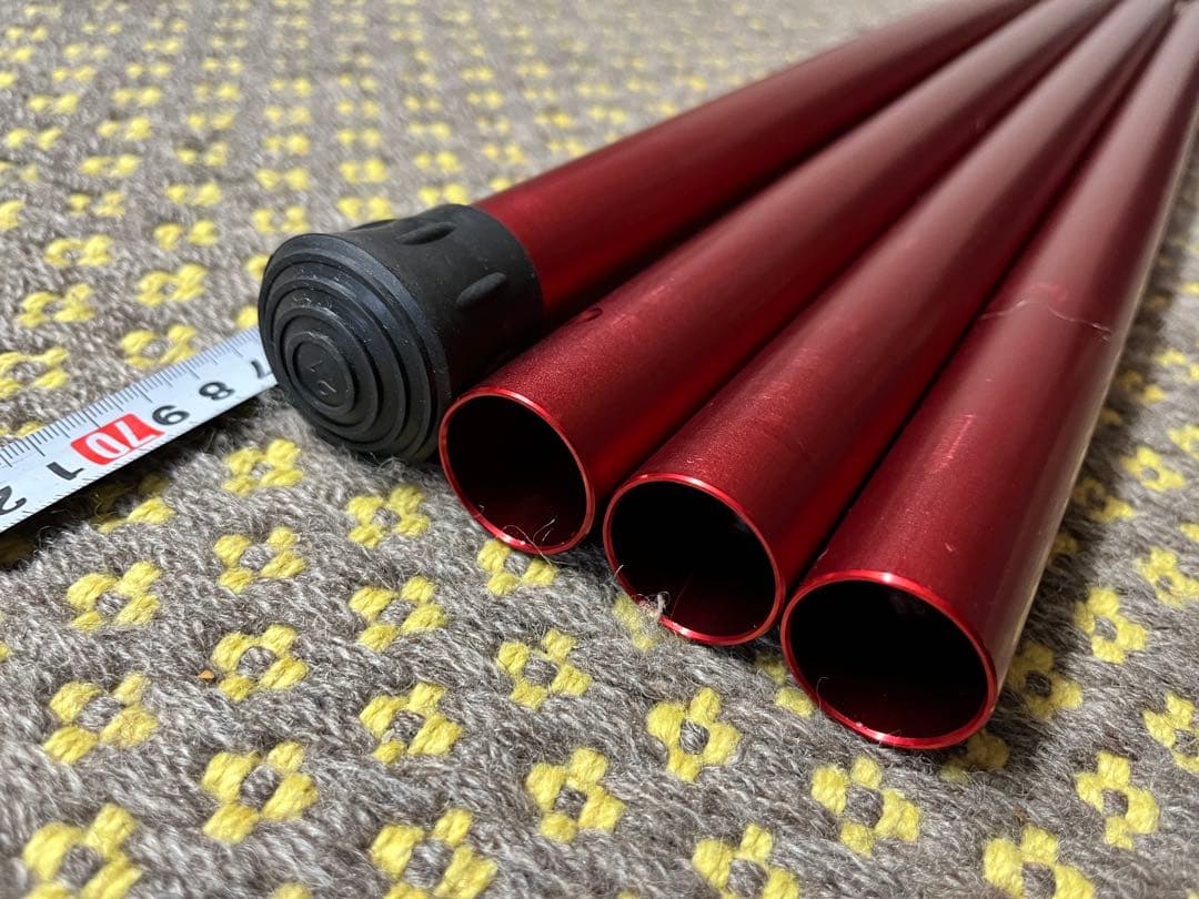  Peak スノーピーク ウイングポール レッド 280cm