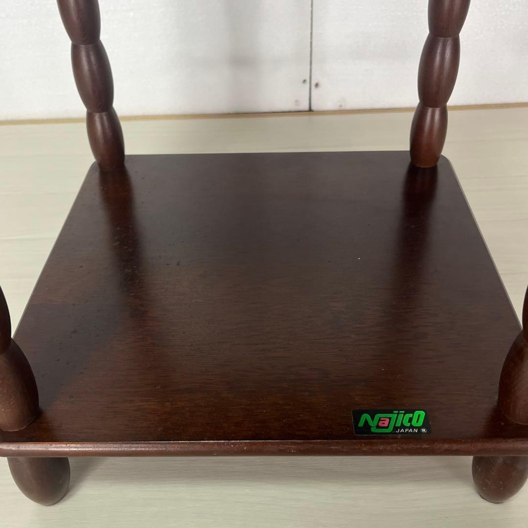 ナジコ najico 3段ラック 棚 ラック 飾り棚 ビンテージ レトロ 木製