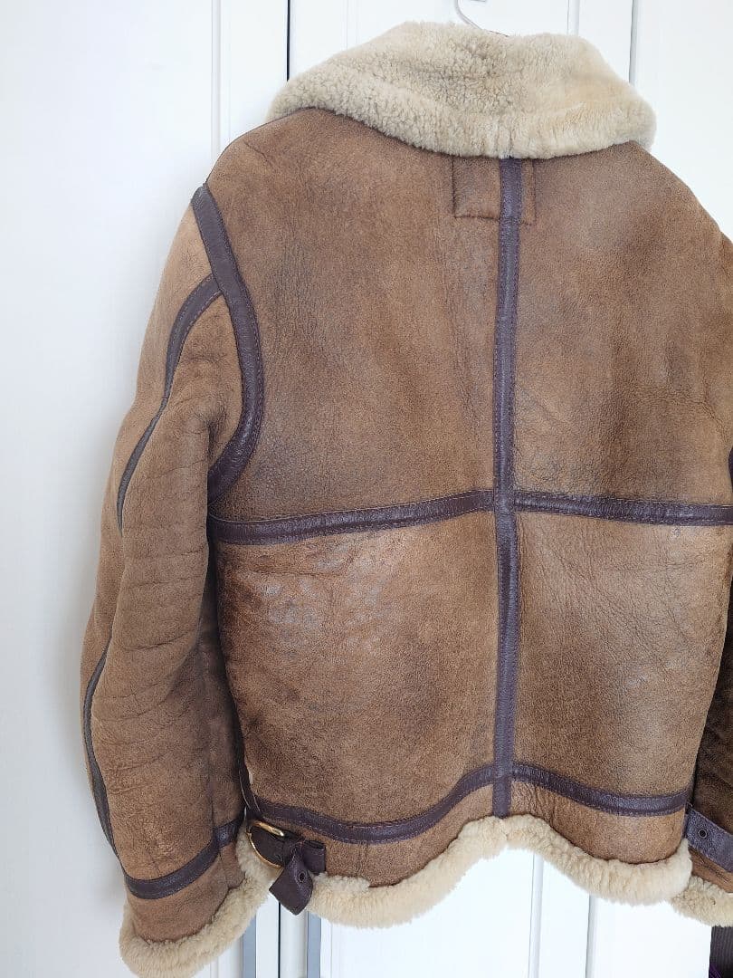 Schott フライトジャケット B-3 羊革ムートンボア 38 USA製