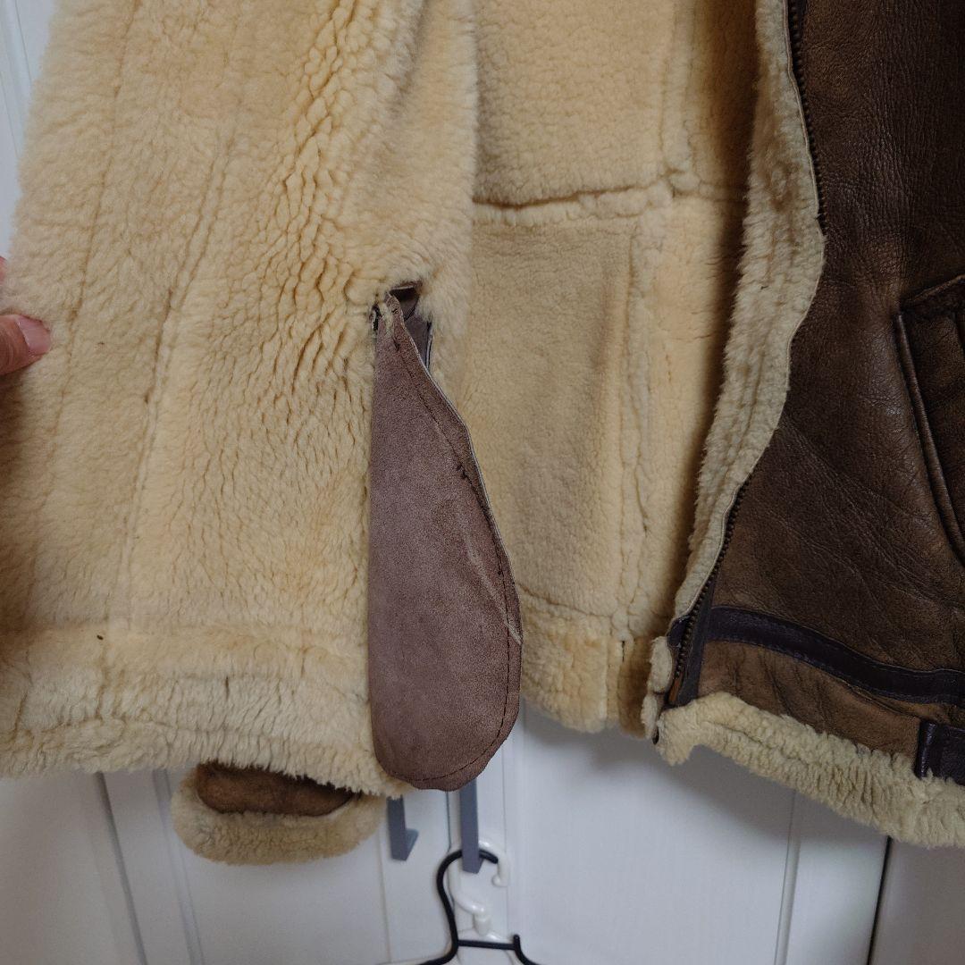 Schott フライトジャケット B-3 羊革ムートンボア 38 USA製