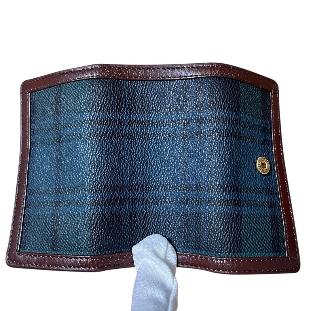 未使用✨ポロラルフローレン　6連キーケース　箱入り　チェック　レザー