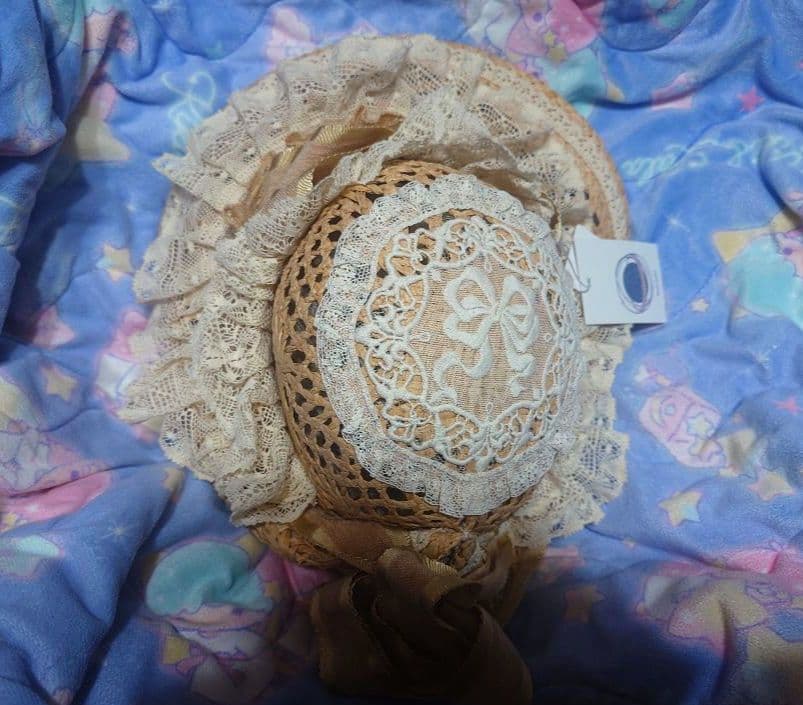 サマーピクニック　麦わらボンネット　星箱works