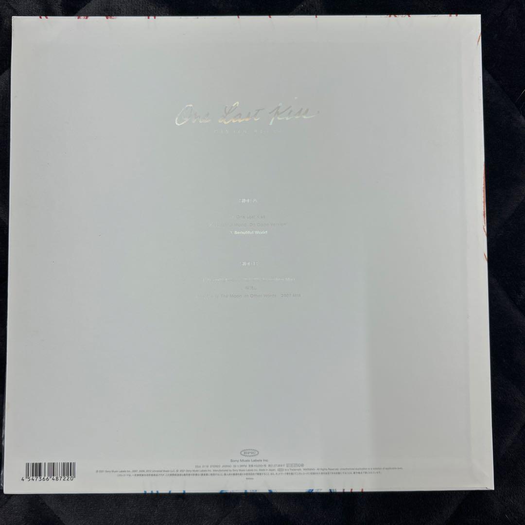 【完全生産限定盤】未使用品レコード宇多田ヒカルOne Last Kiss綾波レイ
