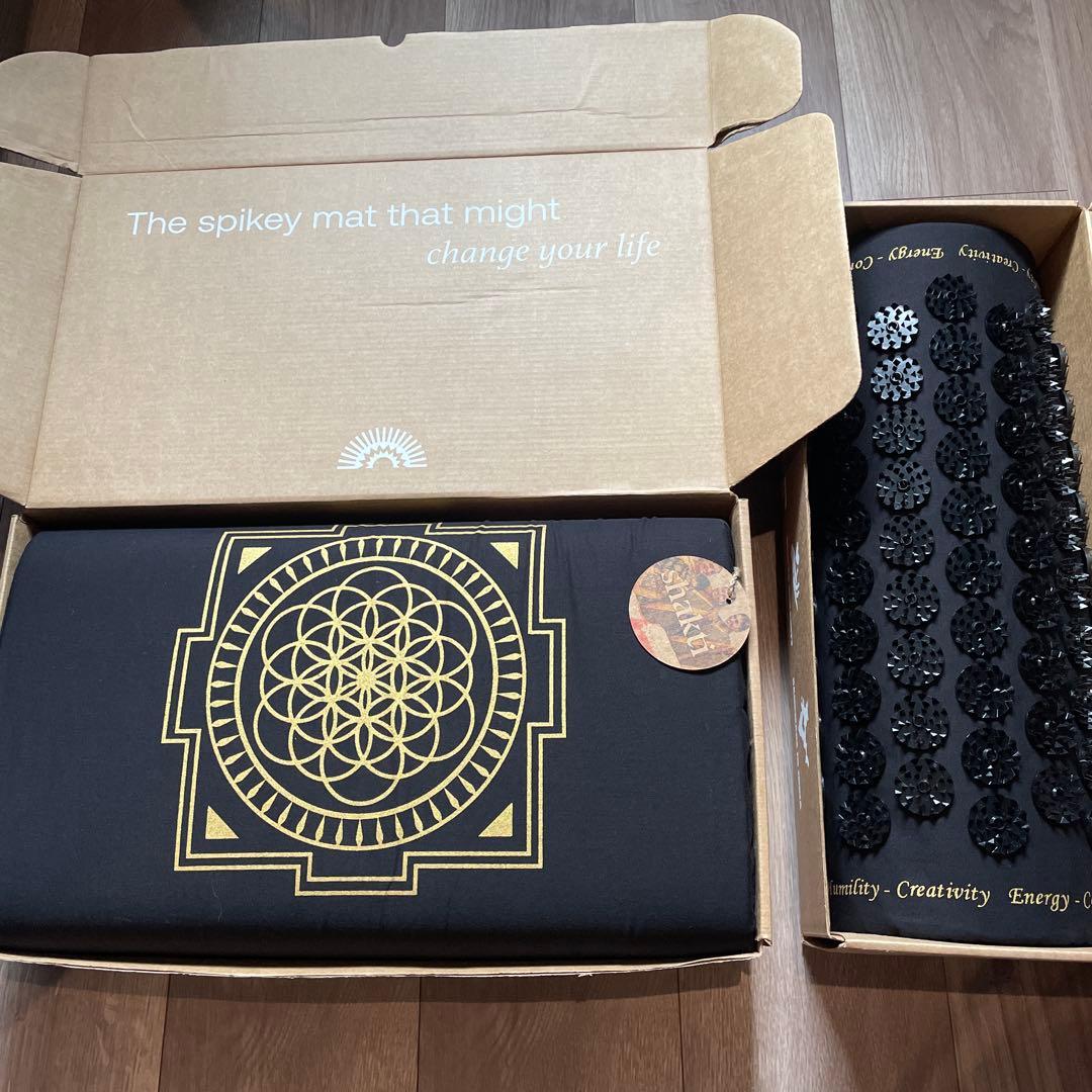 ほぼ未使用 美品 シャクティマット 枕 ブラック オリジナル レベル2